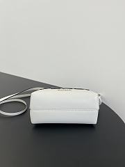 Fendi By The Way Mini  Leather White Size 20x9x12cm - 6