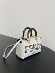 Fendi By The Way Mini  Leather White Size 20x9x12cm - 3