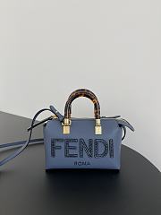 Fendi By The Way Mini  Leather Blue Size 20x9x12cm - 1