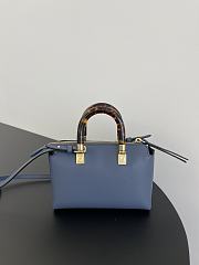 Fendi By The Way Mini  Leather Blue Size 20x9x12cm - 3