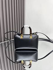 Fendi By The Way Mini  Leather Black Size 20x9x12cm - 6