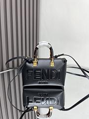 Fendi By The Way Mini  Leather Black Size 20x9x12cm - 4