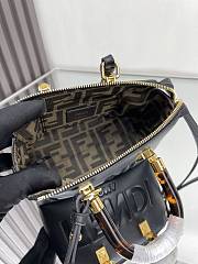 Fendi By The Way Mini  Leather Black Size 20x9x12cm - 3