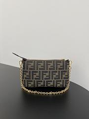 Fendi Cartera Baguette Marrón Size 20x3x13cm - 5