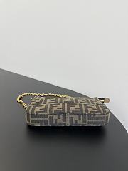 Fendi Cartera Baguette Marrón Size 20x3x13cm - 3