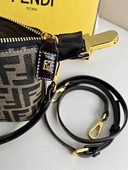 Fendi Denim Bento Bag Size 16x14x11cm - 3