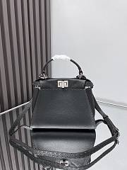 Fendi Peekaboo ISeeU Petite Black Bag Size 27x21x11cm - 1