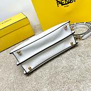 Fendi Peekaboo ISeeU White Bag Size 27x11x21CM - 4