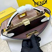 Fendi Peekaboo ISeeU White Bag Size 27x11x21CM - 2
