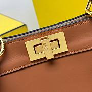 Fendi Peekaboo ISeeU Brown Bag Size 27x11x21CM - 5
