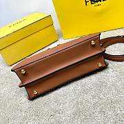 Fendi Peekaboo ISeeU Brown Bag Size 27x11x21CM - 2