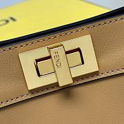 Fendi Peekaboo ISeeU Beige Bag Size 27x11x21CM - 5