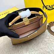 Fendi Peekaboo ISeeU Beige Bag Size 27x11x21CM - 3