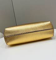 Fendi Pre-Owned First Clutch Gold Bag Size 23x10x18cm - 4