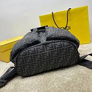 Fendi Strike Large Black Backpack Size 46x25x40CM - 2