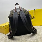 Fendi Strike Large Brown Backpack Size 46x25x40CM - 6