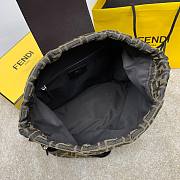 Fendi Strike Large Brown Backpack Size 46x25x40CM - 3