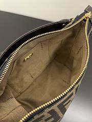 Fendi Zucca Jacquard Brown Size 15x3x12CM - 2