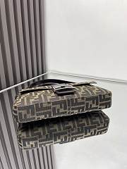 Fendi Zucca Mamma Baguette Silver Bag Size 29x9x11cm - 6