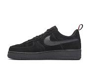 Nike Air Force 1 07 LV8 Reflective Swoosh Black Crimson DZ4514-001 - 1