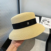 Chanel New Straw Hat Ladylike Style - 4