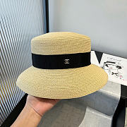 Chanel New Straw Hat Ladylike Style - 2