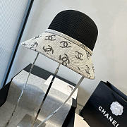 Chanel Straw Black Hat - 6