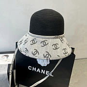 Chanel Straw Black Hat - 5