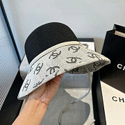 Chanel Straw Black Hat - 2
