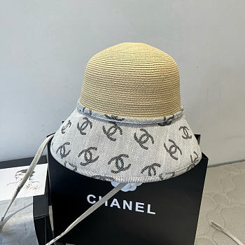 Chanel Straw Beige Hat