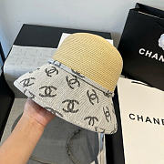 Chanel Straw Beige Hat - 4