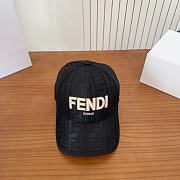 Fendi Classic FF Baseball Cap 00251-01 - 1