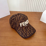 Fendi Classic FF Baseball Cap 00251-03 - 4