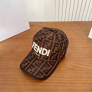 Fendi Classic FF Baseball Cap 00251-03 - 3