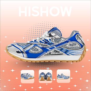 Bottega Veneta Orbit Silver Blue