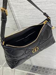 Dior 30 Montaigne Cigale Bag Black Size 24x14x6CM - 3