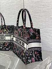 Dior Book Black Tote Medium Toile de Jouy 36x27x16CM - 6