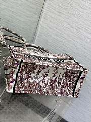 Dior Book Brown Tote Medium Toile de Jouy 36x27x16CM - 2