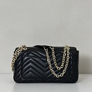 Gucci GG Marmont Shoulder Black Bag 26x15x7CM - 5