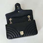 Gucci GG Marmont Shoulder Black Bag 26x15x7CM - 3