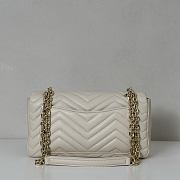 Gucci GG Marmont Shoulder White Bag 26x15x7CM - 4