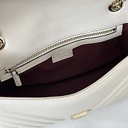 Gucci GG Marmont Shoulder White Bag 26x15x7CM - 2