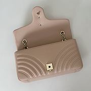 Gucci GG Marmont Shoulder Pink Bag 26x15x7CM - 6