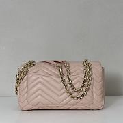 Gucci GG Marmont Shoulder Pink Bag 26x15x7CM - 4