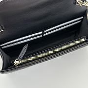 Gucci GG Marmont Wallet on Chain Black Bag 20x12x4CM - 2