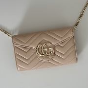 Gucci GG Marmont Wallet on Chain Pink Bag 20x12x4CM - 6