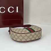 Gucci Ophidia Half-moon Bag in Beige 20x14x4CM - 3