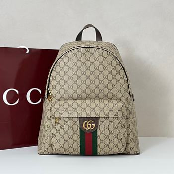 Gucci Ophidia Medium Beige Backpack 36x41x18CM