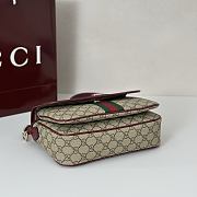 Gucci Ophidia Top Handle Beige Bag 20x16x5CM - 6