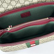 Gucci Ophidia Top Handle Beige Bag 20x16x5CM - 4